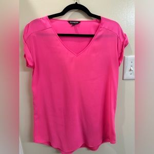 Express hot pink blouse
